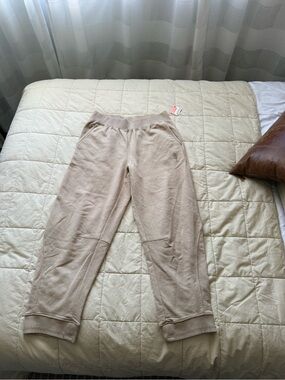 FP Movement by Free People Neutral Beige Track Joggers